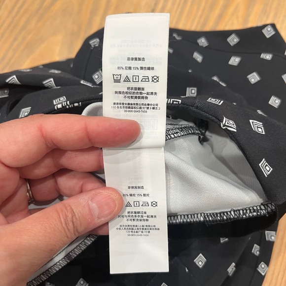 RLX Ralph Lauren Women's Navy Geometric Print Stretch Golf Pants Size 8 - Picture 12 of 13